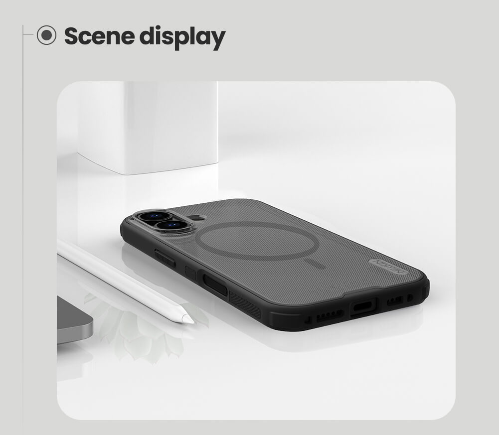 Чехол-крышка NILLKIN для Apple iPhone 17 6.3 (2025) (серия Frosted shield Pro Magnetic case Clear version)
